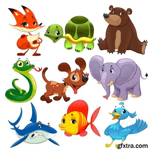 Cartoon Characters 2 - 26xEPS