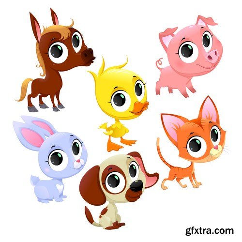 Cartoon Characters 2 - 26xEPS