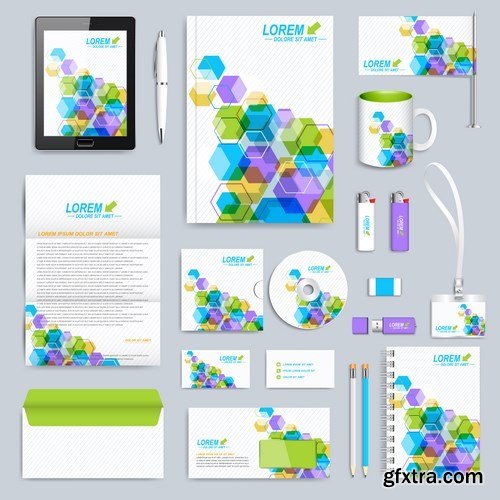 Modern Set of Brochures, Flyer, Booklet, Cover or Annual Report 5 - 18xEPS