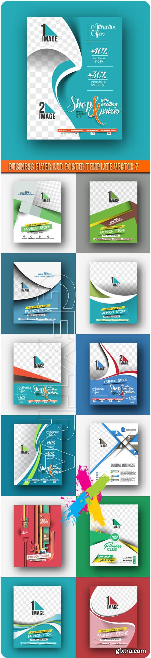 Business Flyer and Poster Template Vector 7