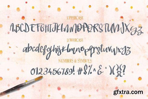 CreativeMarket Yellow Gold Font Typeface 754596