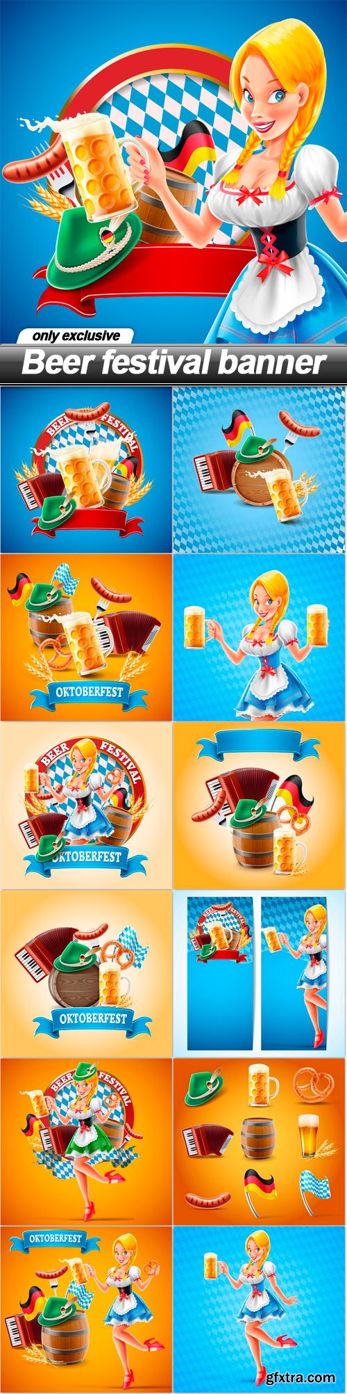 Beer festival banner - 13 EPS