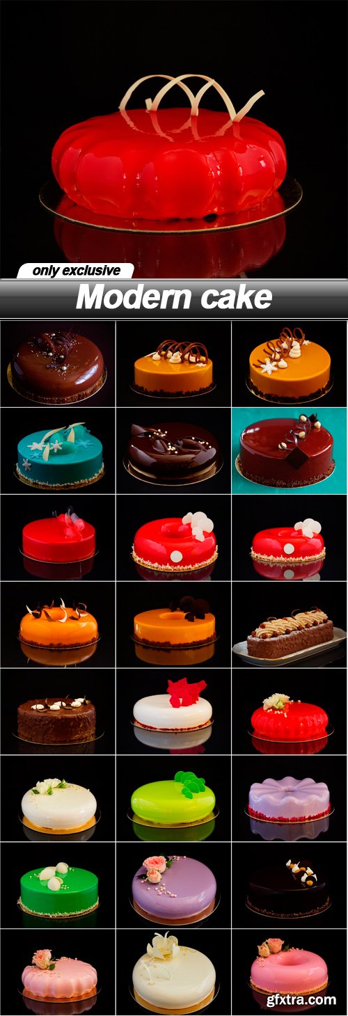 Modern cake - 25 UHQ JPEG