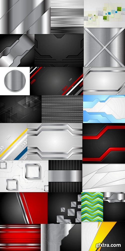 Minimal abstract technology metallic vector background 2