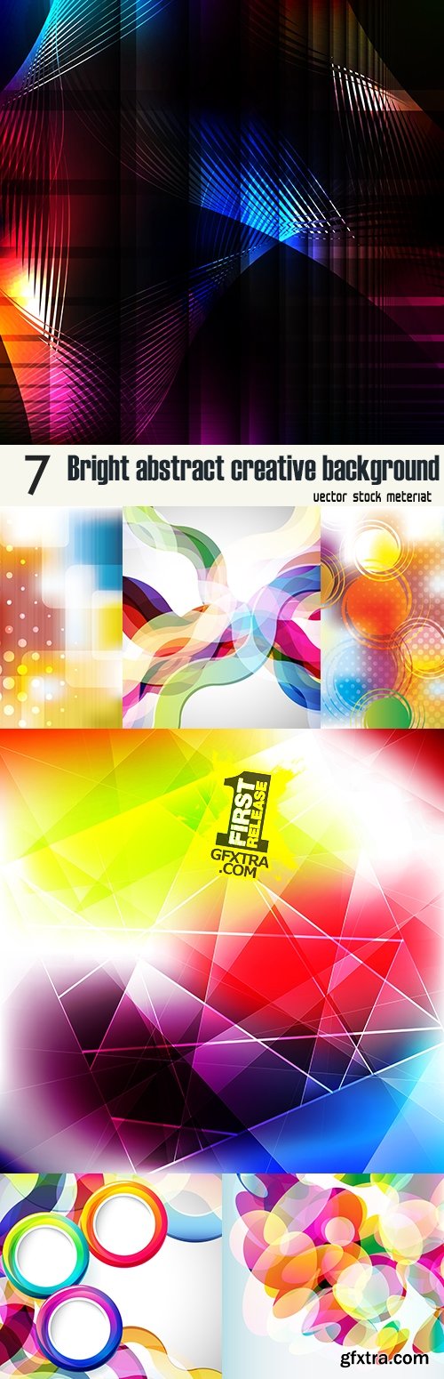 Bright abstract creative background