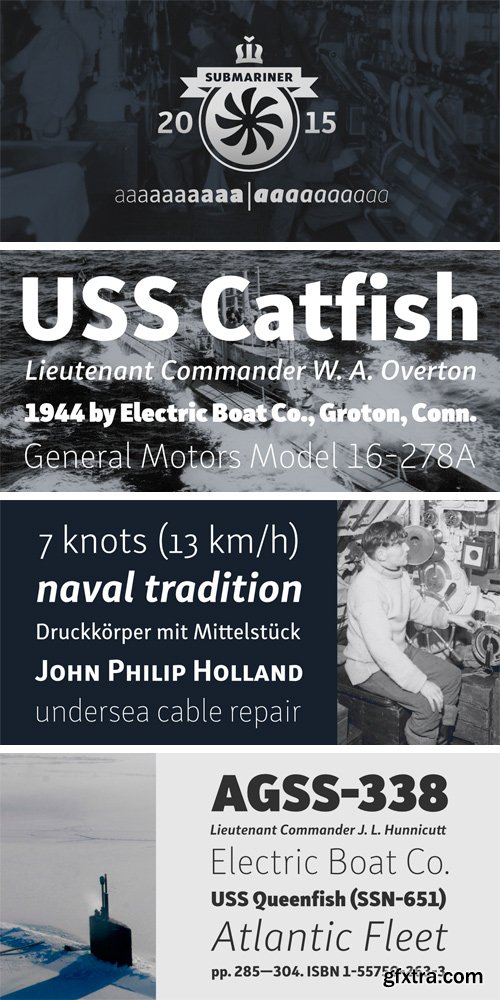 Submariner Font Family