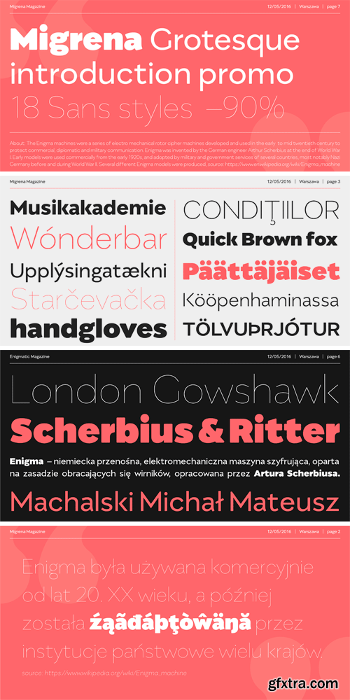 Migrena Grotesque Font Family