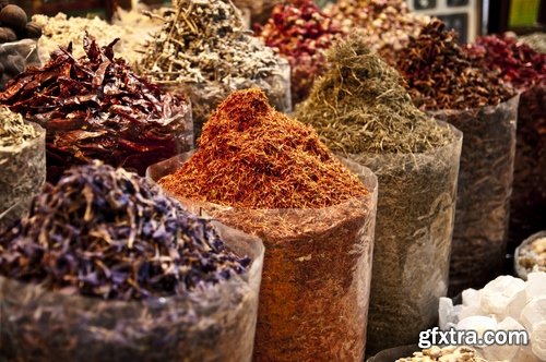 Collection of spices garlic pepper seasoning sharpness 25 HQ Jpeg