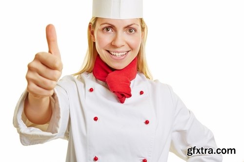 Collection the girl woman chef cooking food in kitchen 25 HQ Jpeg