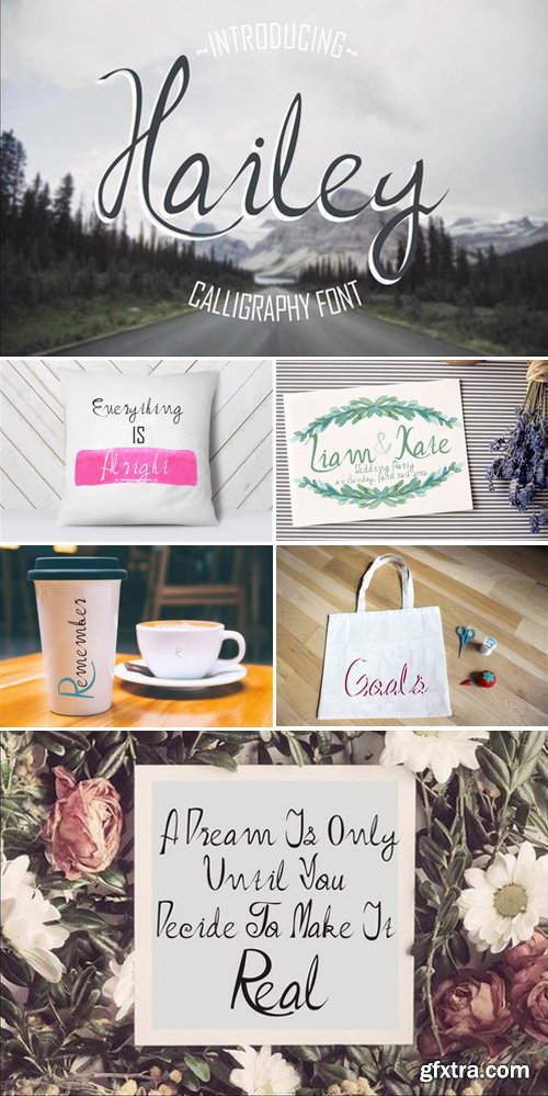 CM - Hailey Script Font 767427