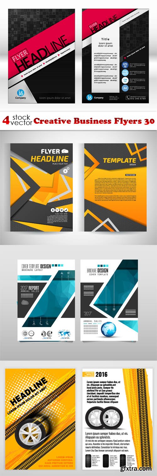 Vectors - Creative Business Flyers 30