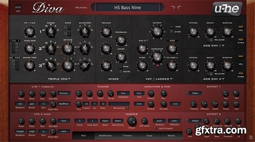 u-he Diva v1.4.1 x86 x64 WIN VST-iND