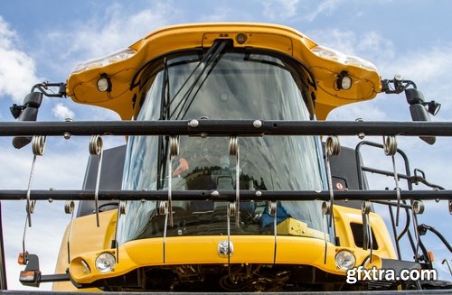 Collection of combine tractor harvesting field of agricultural crop harvester 25 HQ Jpeg