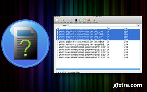 Easy File Hider 1.1.1 (Mac OS X)