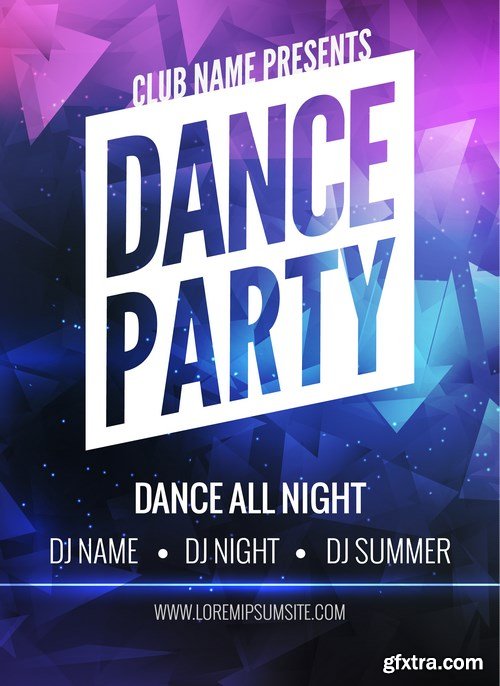 Disco, Music & Party Poster 5 - 21xEPS