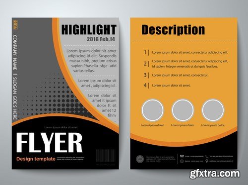 Modern Flyers, Brochure & Magazine Cover 5 - 14xEPS