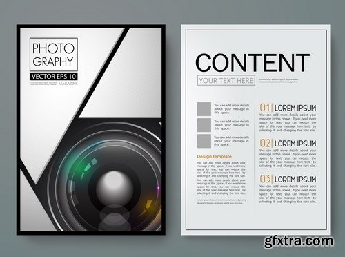 Modern Flyers, Brochure & Magazine Cover 5 - 14xEPS