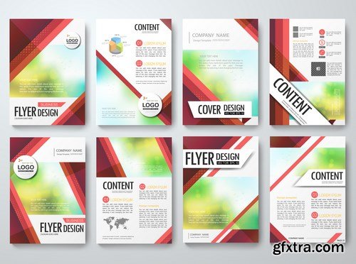 Modern Flyers, Brochure & Magazine Cover 5 - 14xEPS