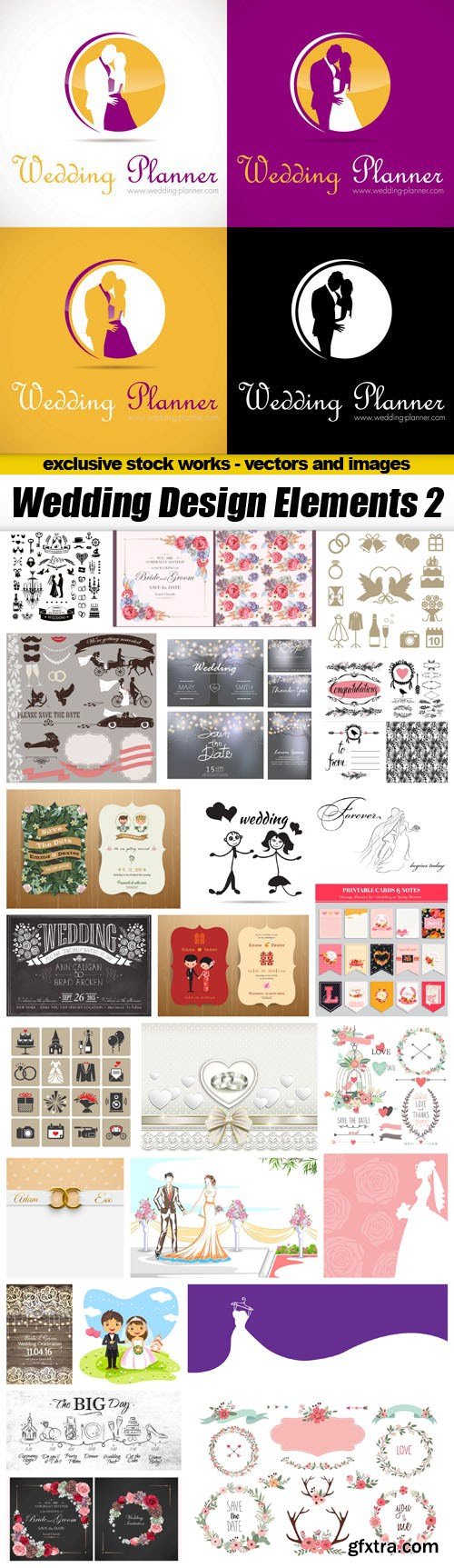 Wedding Design Elements 2 - 25xEPS