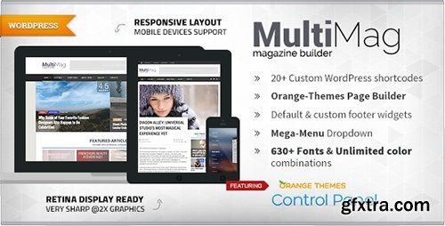 ThemeForest - MultiMag v1.0.9 - Multipurpose Magazine Theme - 10057920