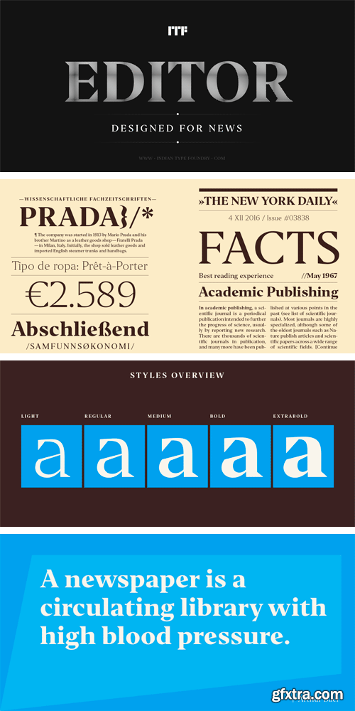 Editor Font Family