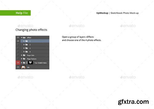 GraphicRiver - Sketchbook Photo Mock-up