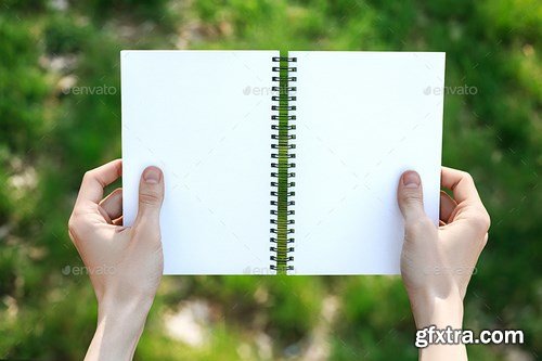 GraphicRiver - Sketchbook Photo Mock-up