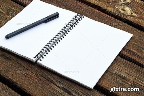 GraphicRiver - Sketchbook Photo Mock-up