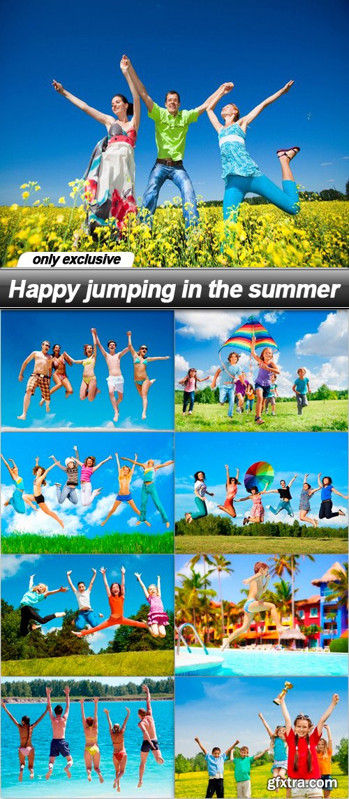 Happy jumping in the summer - 9 UHQ JPEG