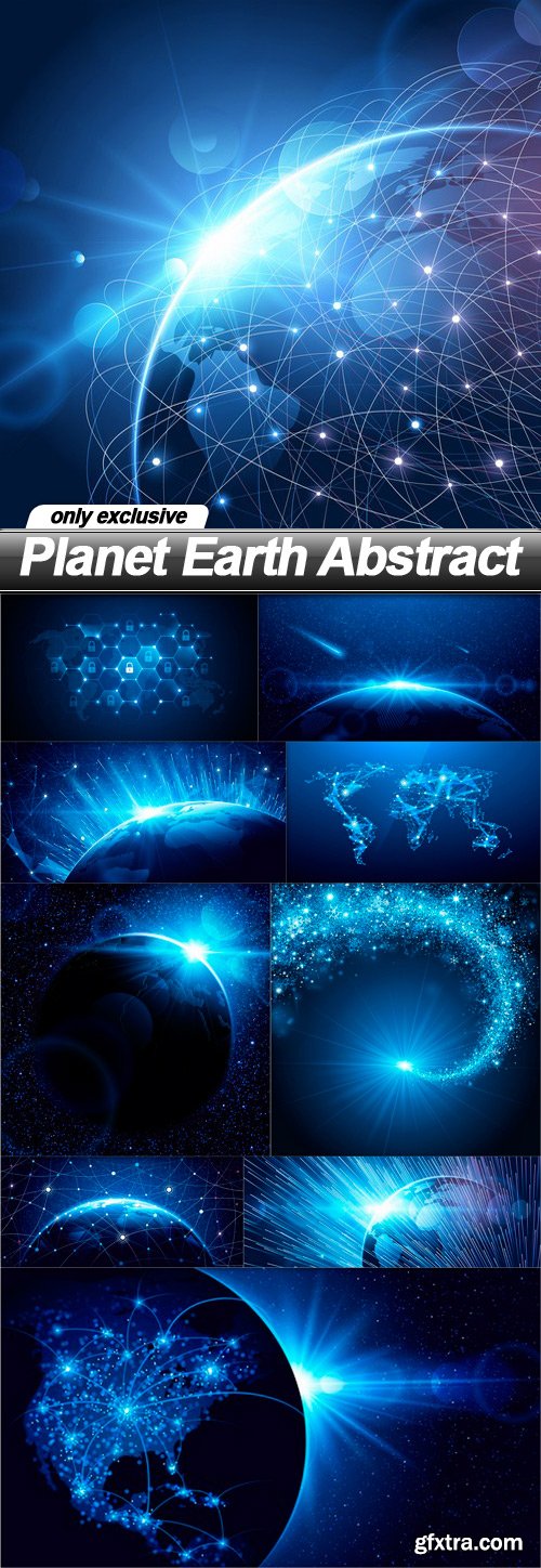 Planet Earth Abstract - 10 EPS