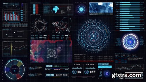 Videohive Sci-fi Interface HUD 15089902