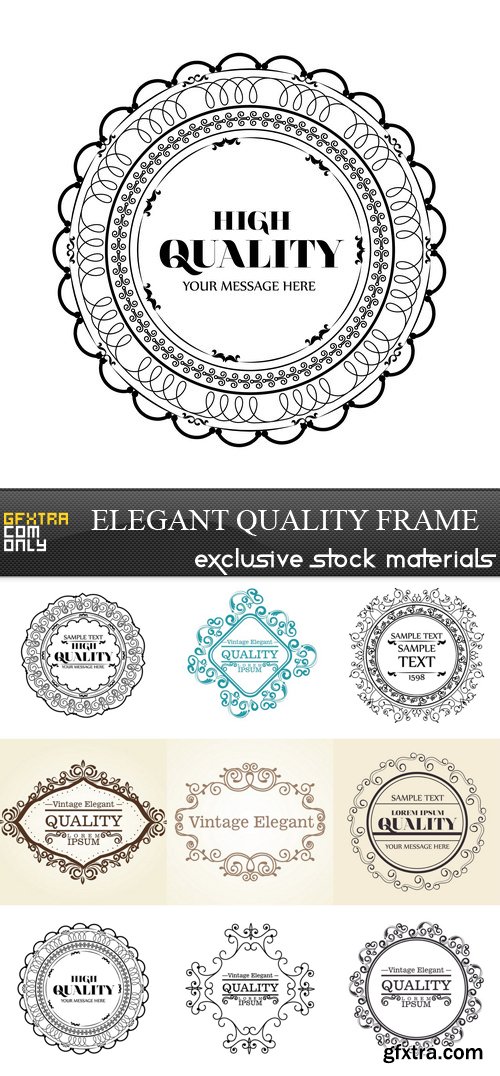 Elegant Quality Frame - 9 EPS
