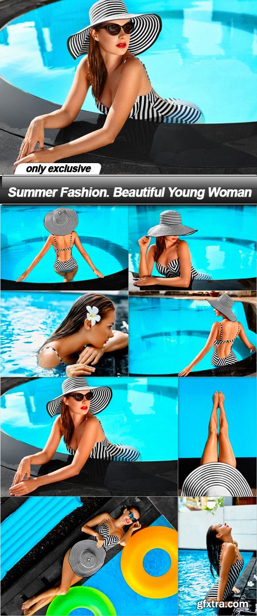 Summer Fashion. Beautiful Young Woman - 8 UHQ JPEG