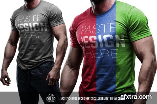 CreativeMarket - 12 FRONT SHIRT MOCKUPS 776227