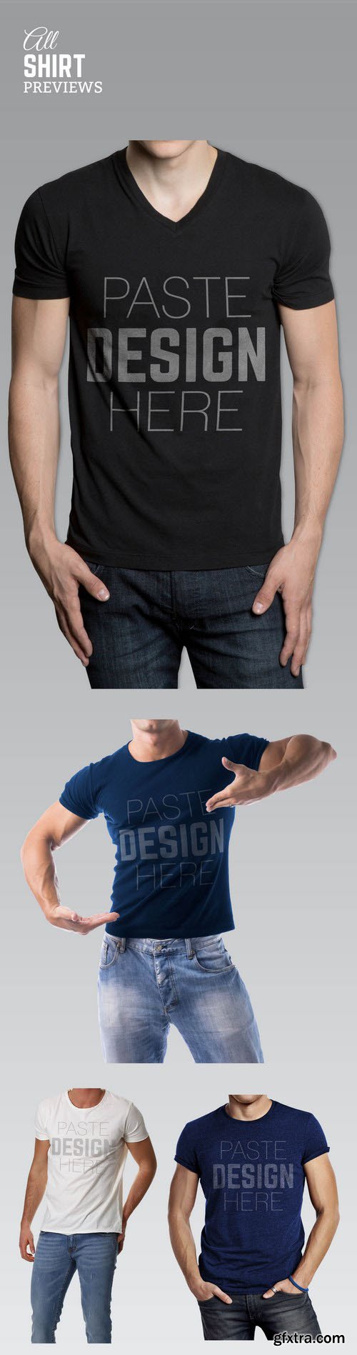 CreativeMarket - 12 FRONT SHIRT MOCKUPS 776227