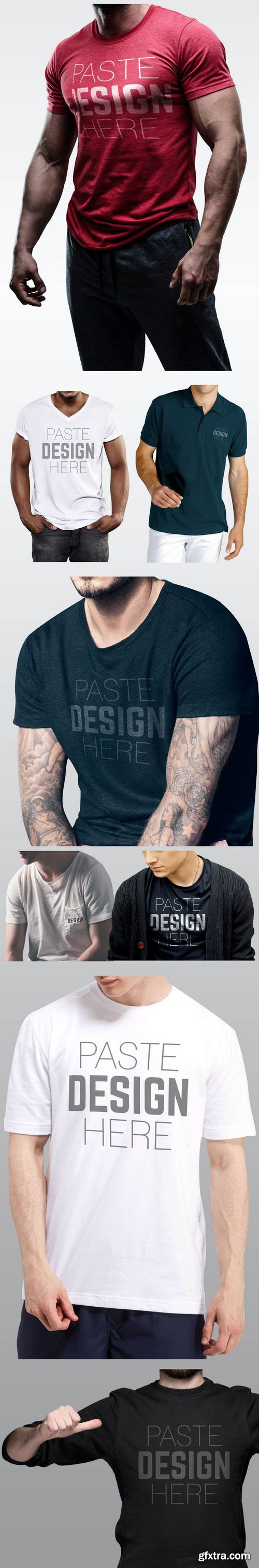 CreativeMarket - 12 FRONT SHIRT MOCKUPS 776227