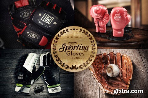 CreativeMarket - Sporting Gloves - Mockups [BUNDLE] 778291