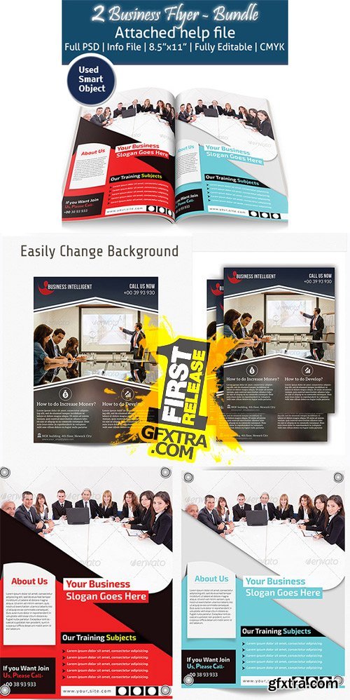 CM - 2 Business Flyers - Bundle 249960