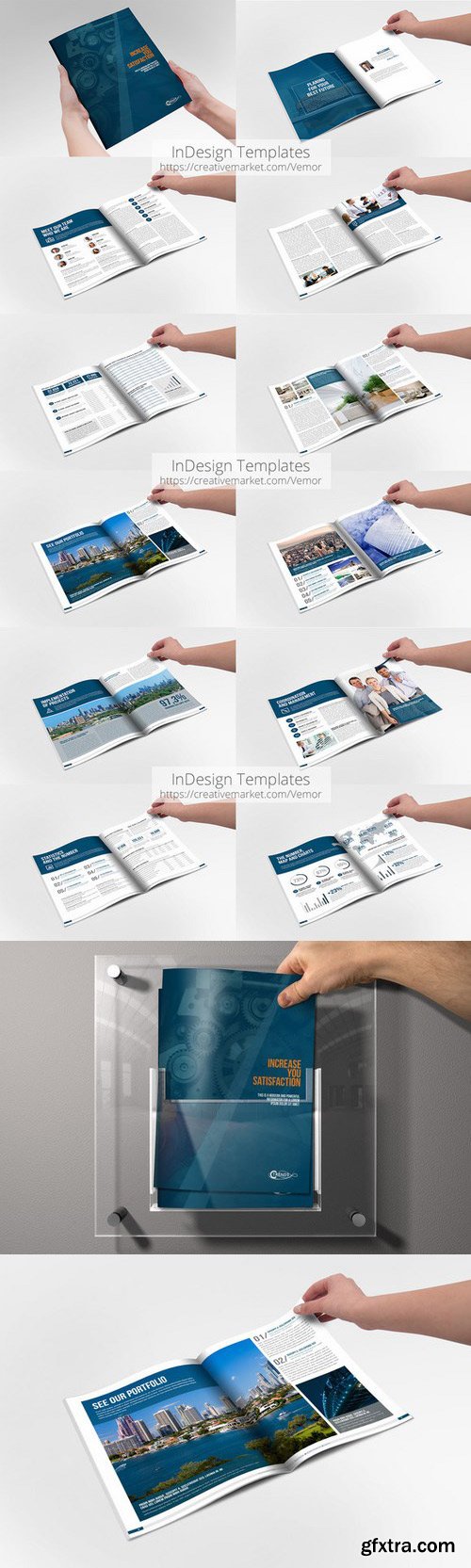 CM - Business / Annual InDesign Template 250756