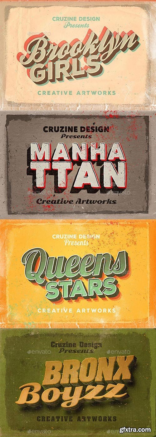 GraphicRiver - 6 Retro/Vintage Text Mock-ups 10584668