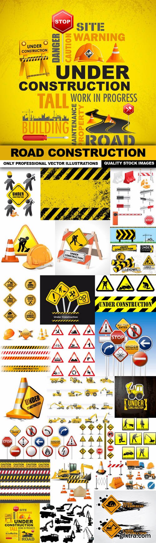 Road Construction - 25 Vector