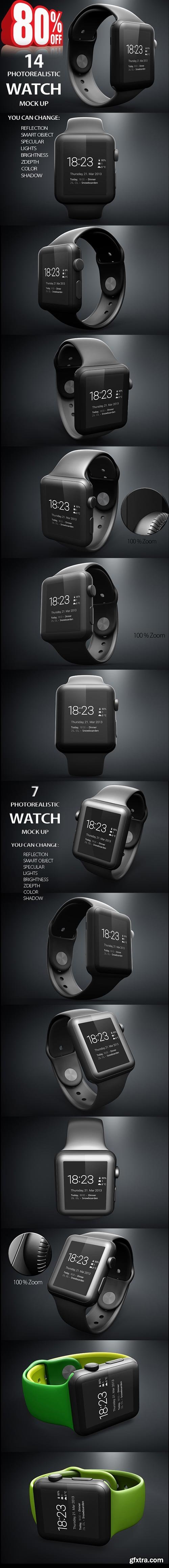 CM - Bundle 14in1 Apple iWatch Mock Up 259323