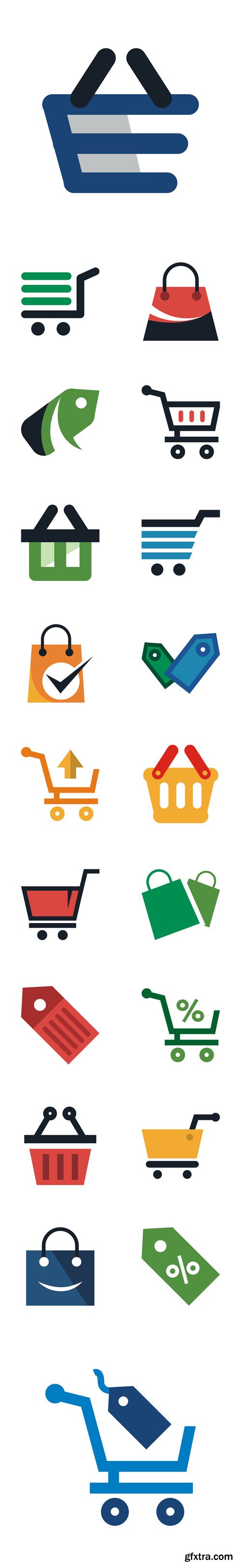 Vector Set - E-commerce Logo Business