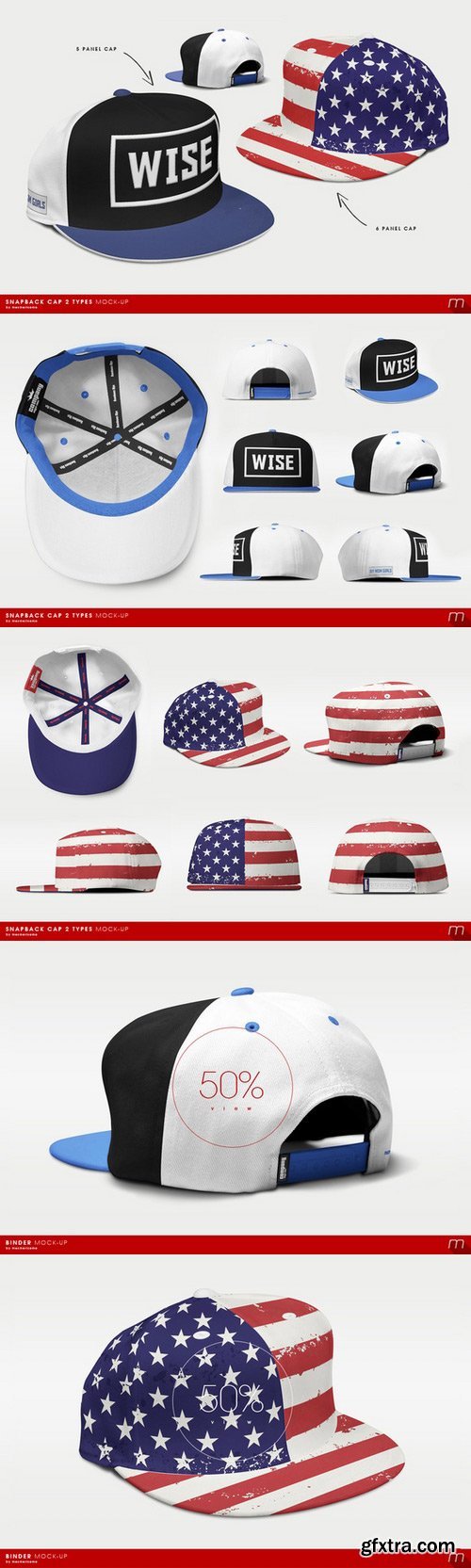 CM - Snapback Cap Mock-up 339990