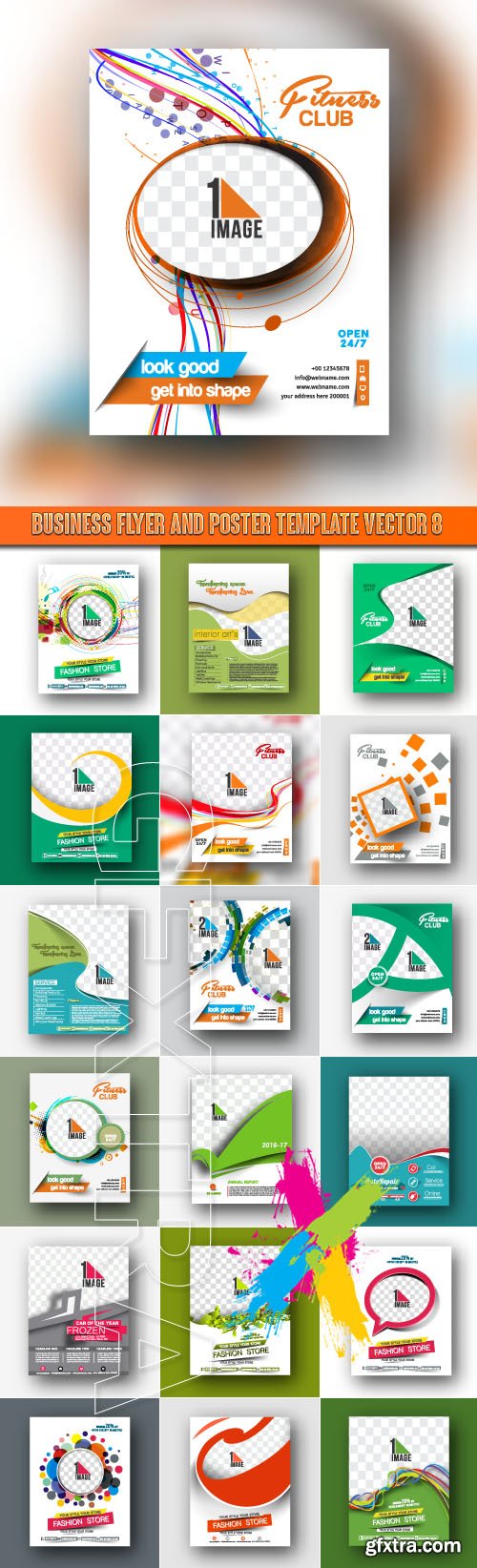 Business Flyer and Poster Template Vector 8