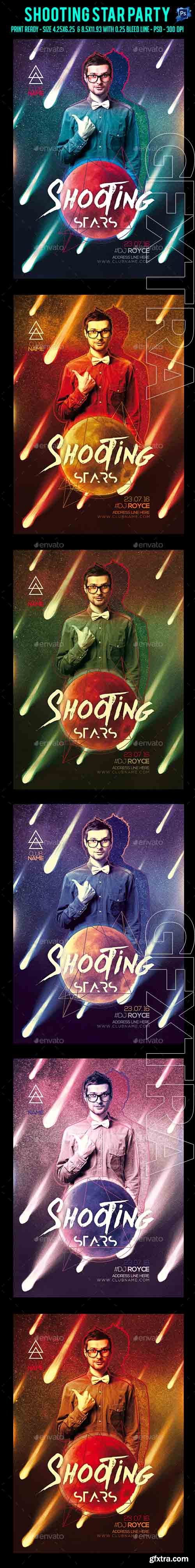 GR - Shooting Star Party Flyer 17017631