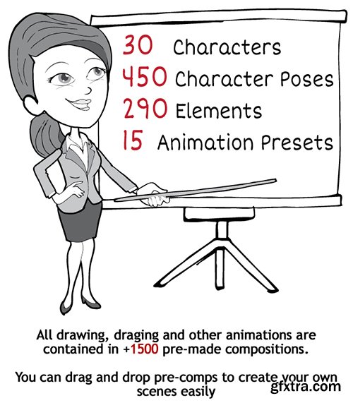 Videohive Whiteboard Animation Pack For Promotion Videos 8274524