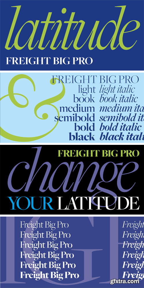 Freight Big Pro Font Family