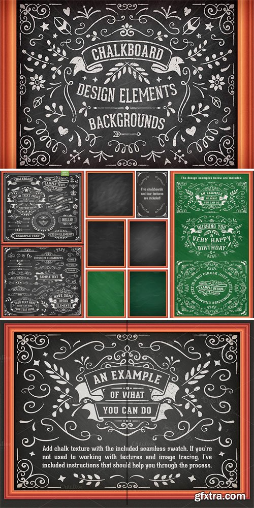 CM 216653 - Chalkboard Design Elements