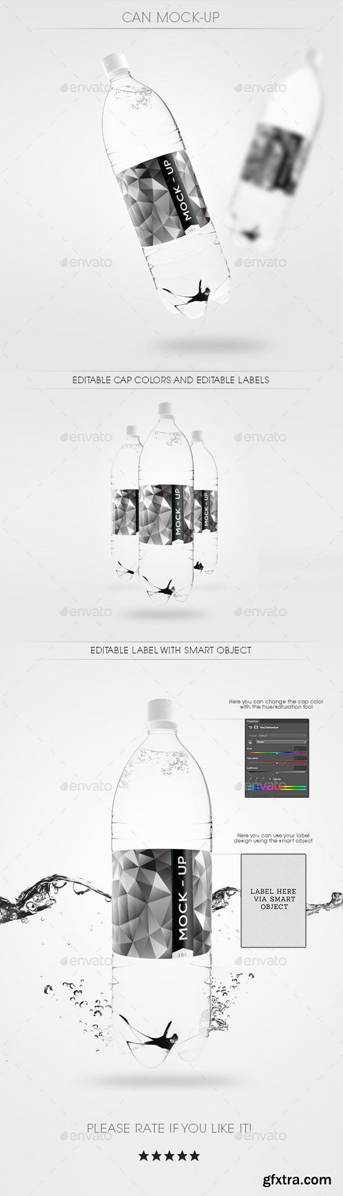 Graphicriver - Water Bottle Mock Up 11687170